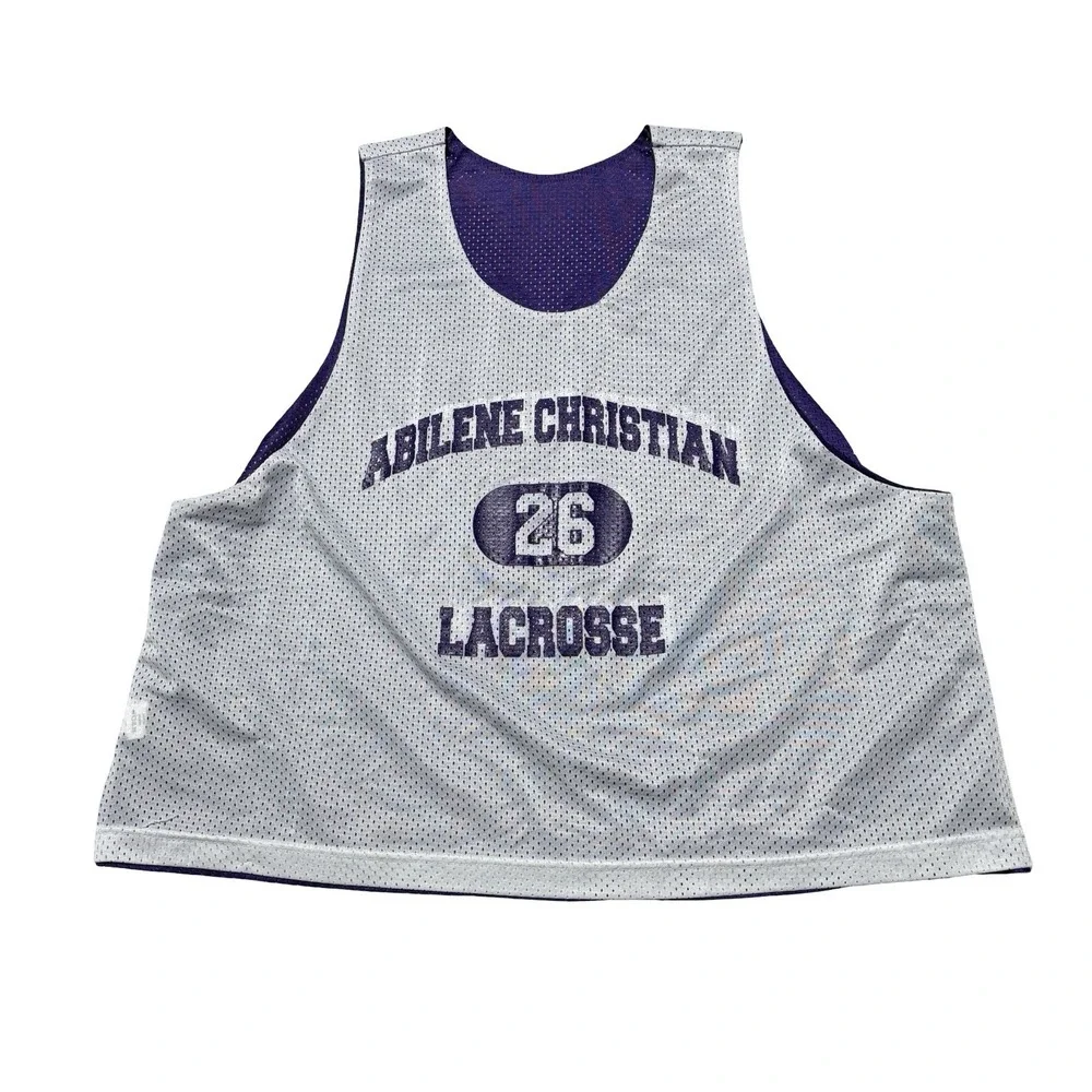 Abilene Christian University Warrior Brand Reversible Mesh Lacrosse Jersey 2X